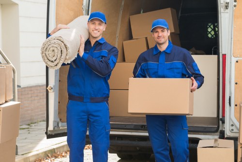 Local Hampton man and van service transporting household boxes