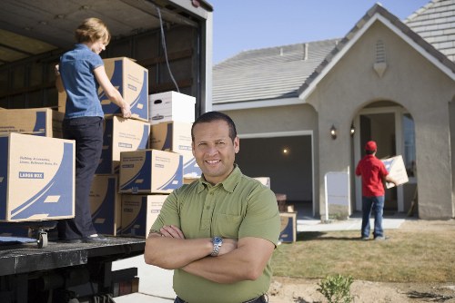 Family using mobile self storage during a home renovation in Hampton