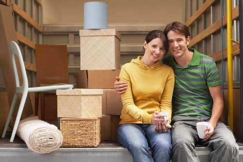 Organized storage space symbolizing the Hampton Storage about us story