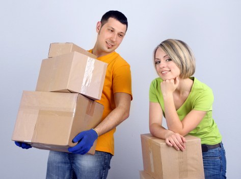 Organized household storage unit in Hampton with labeled containers